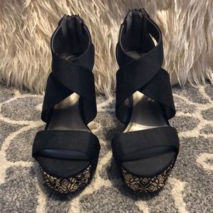 Black and Tan wedges